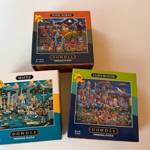 Travel Puzzle Set of 3